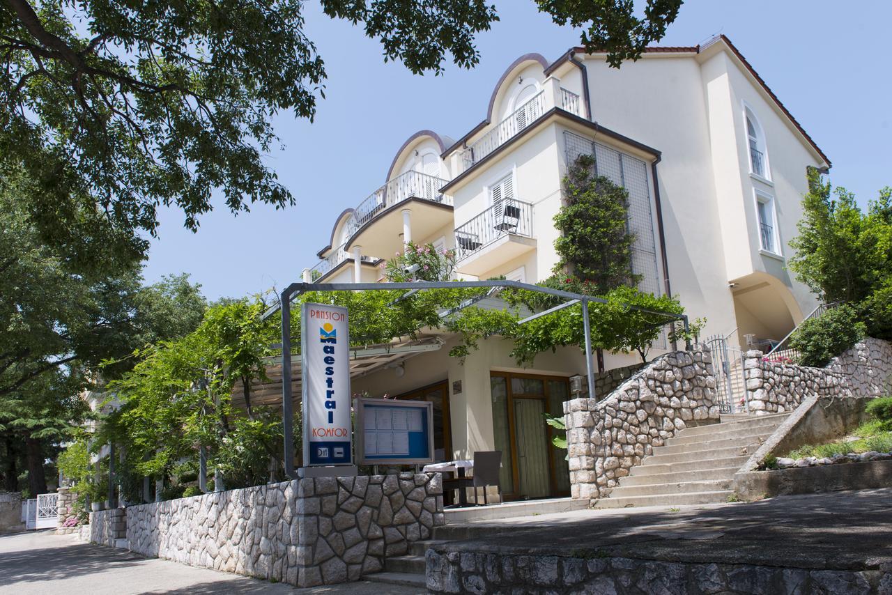 Pansion Maestral Otel Novi Vinodolski Dış mekan fotoğraf